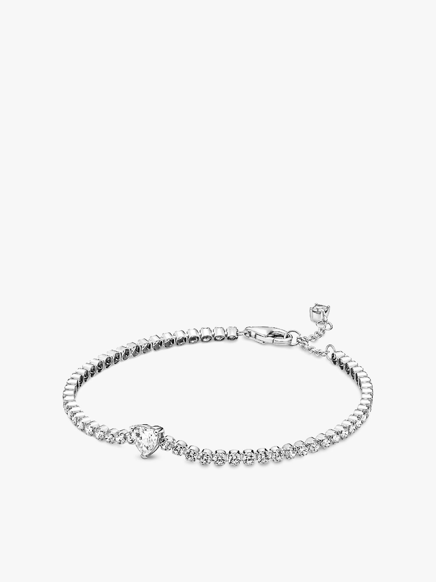 Brazalete de tenis Corazón reluciente