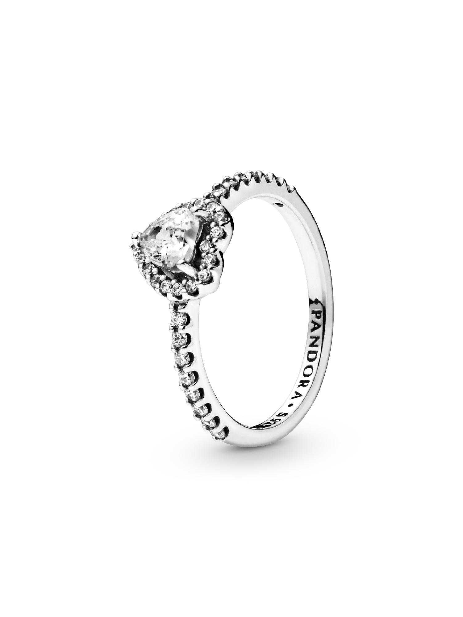 Anillo Corazón elevado