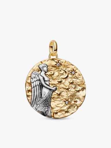 Collar con Colgante Talismán Grande de Virgo