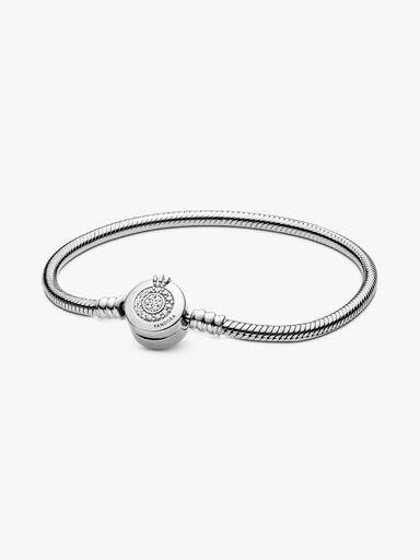 Brazalete de cadena de serpiente Corona O resplandeciente