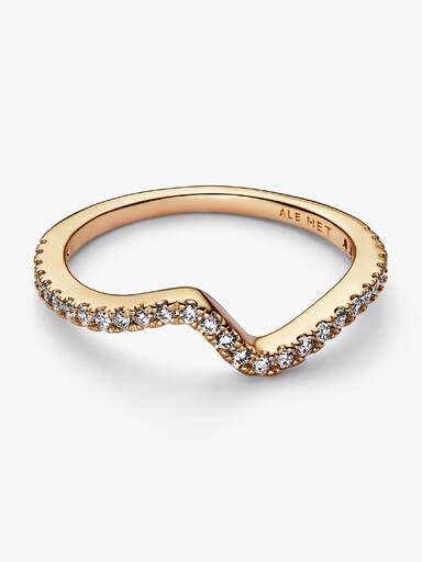 Anillo Onda resplandeciente