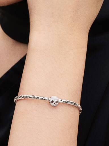 Mini Charm Calavera con textura