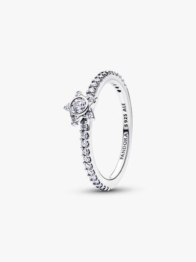 Anillo Estrella en pavé reluciente