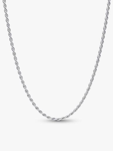 Set con charm de corazón abultado en plata mate