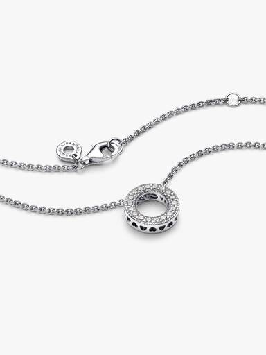 Collar collier círculo de pavé