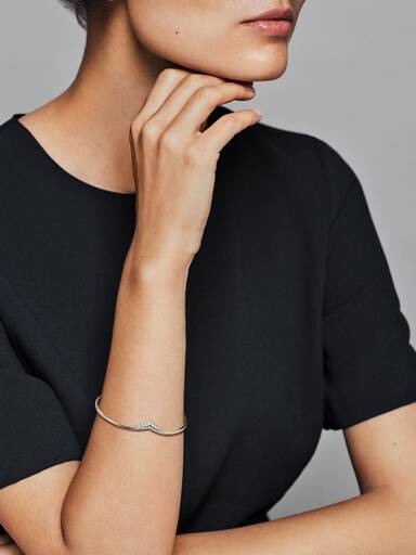 Brazalete Abierto Tiara Wishbone