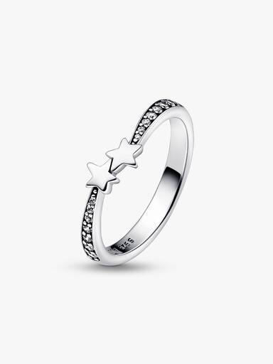Anillo Estrellas fugaces relucientes