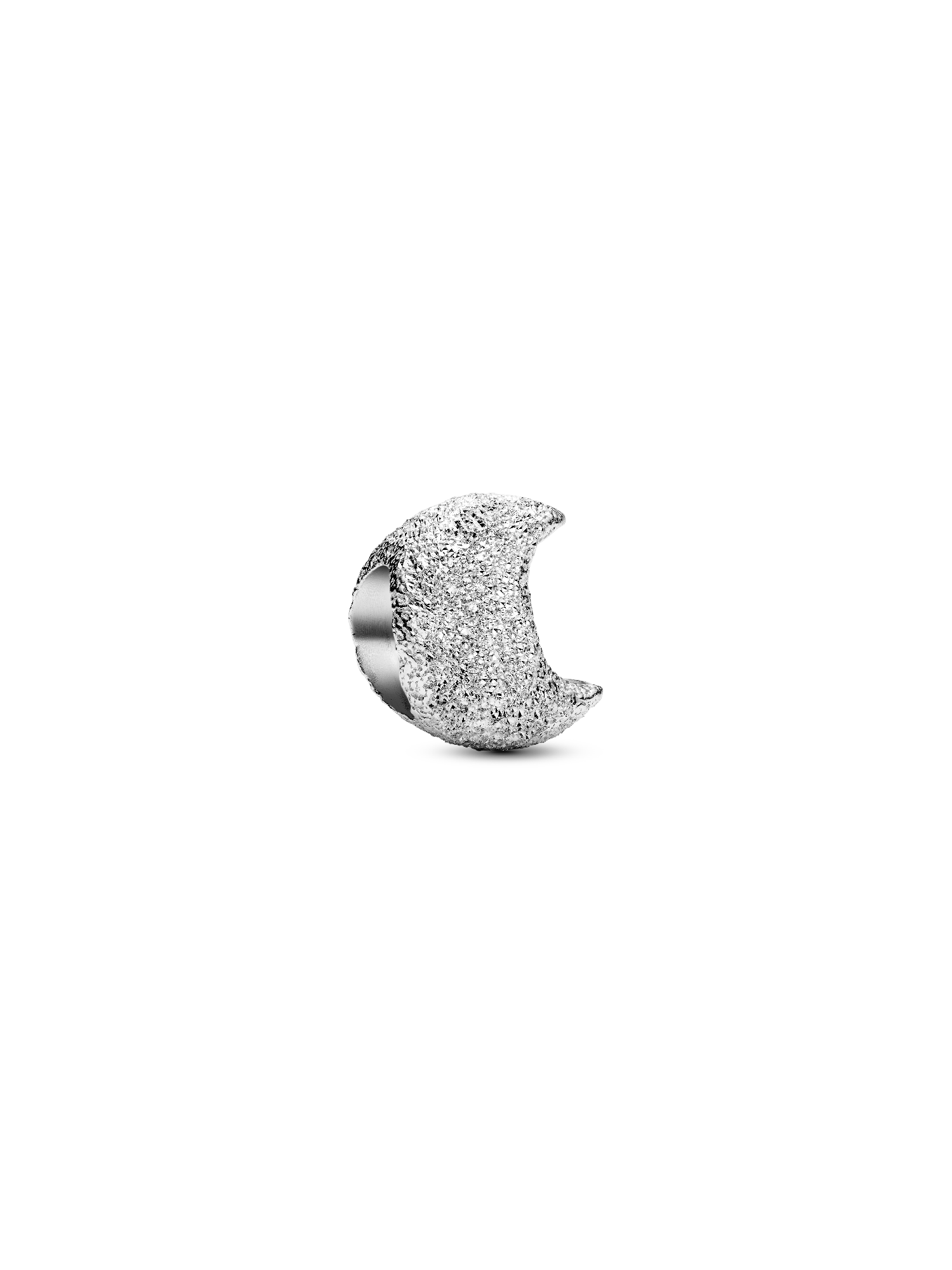 Mini Charm Luna con textura
