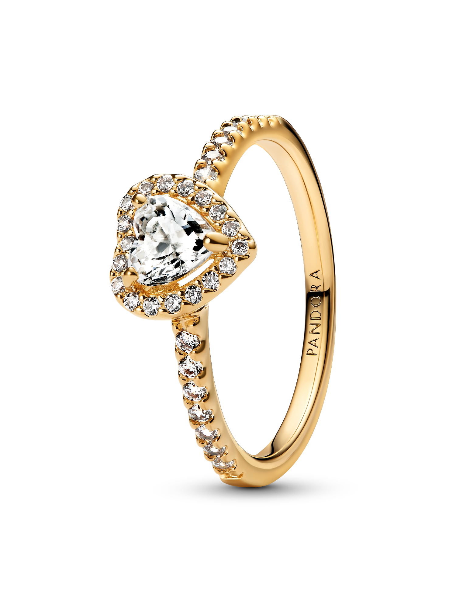 Anillo Corazón elevado