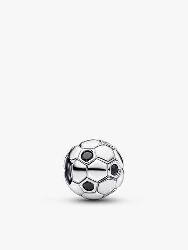 Silver Football Charm Set