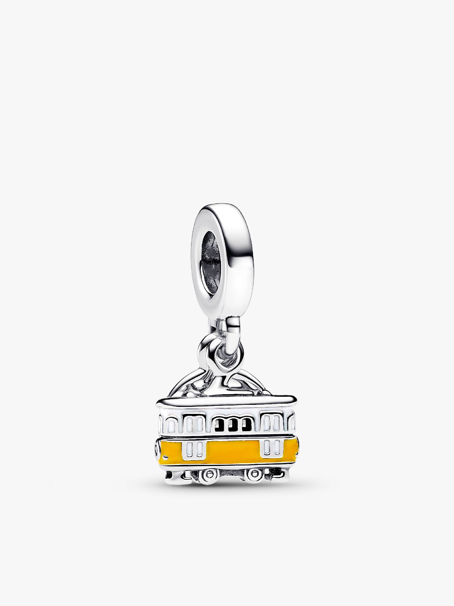 Charm Colgante Doble Tranvía de Lisboa Grabable