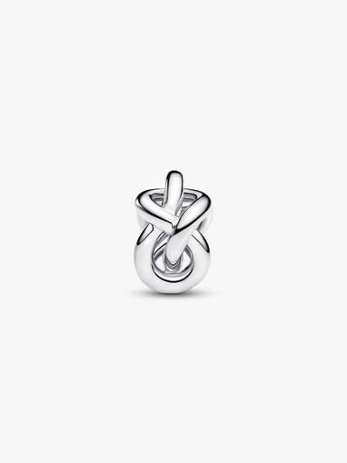 Charm Nudo Infinito Plateado
