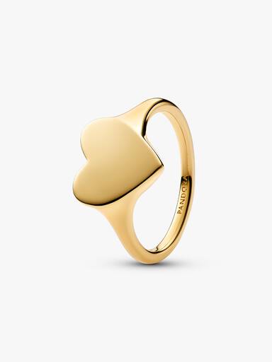 Anillo corazón grabable