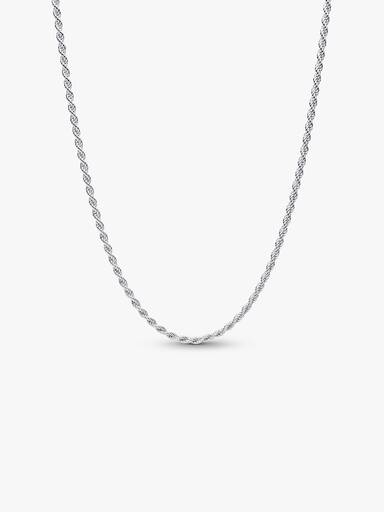 Collar de cadena de cuerda