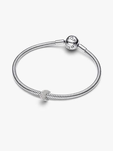 Mini Charm Luna con textura