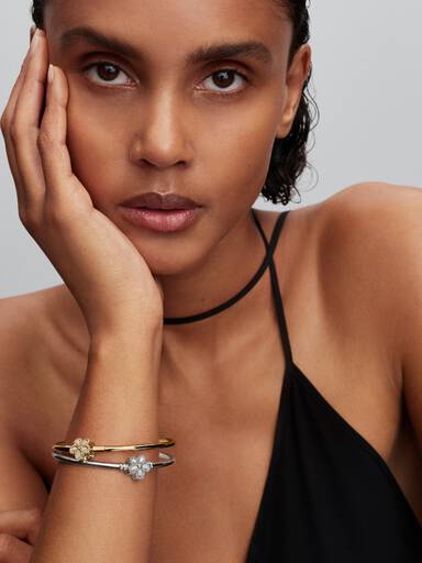 Brazalete Flor de pavé