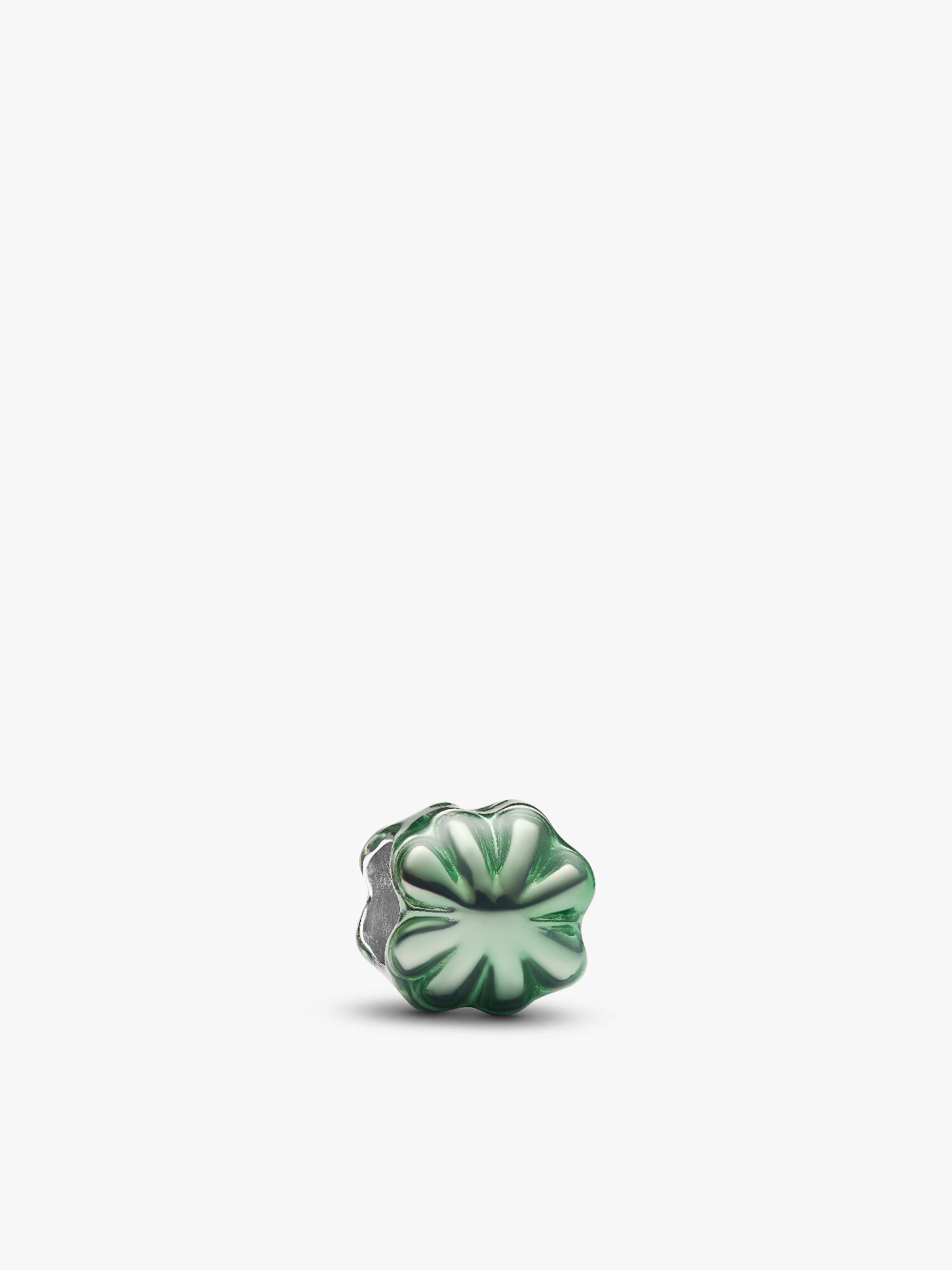 Mini charm Trébol verde