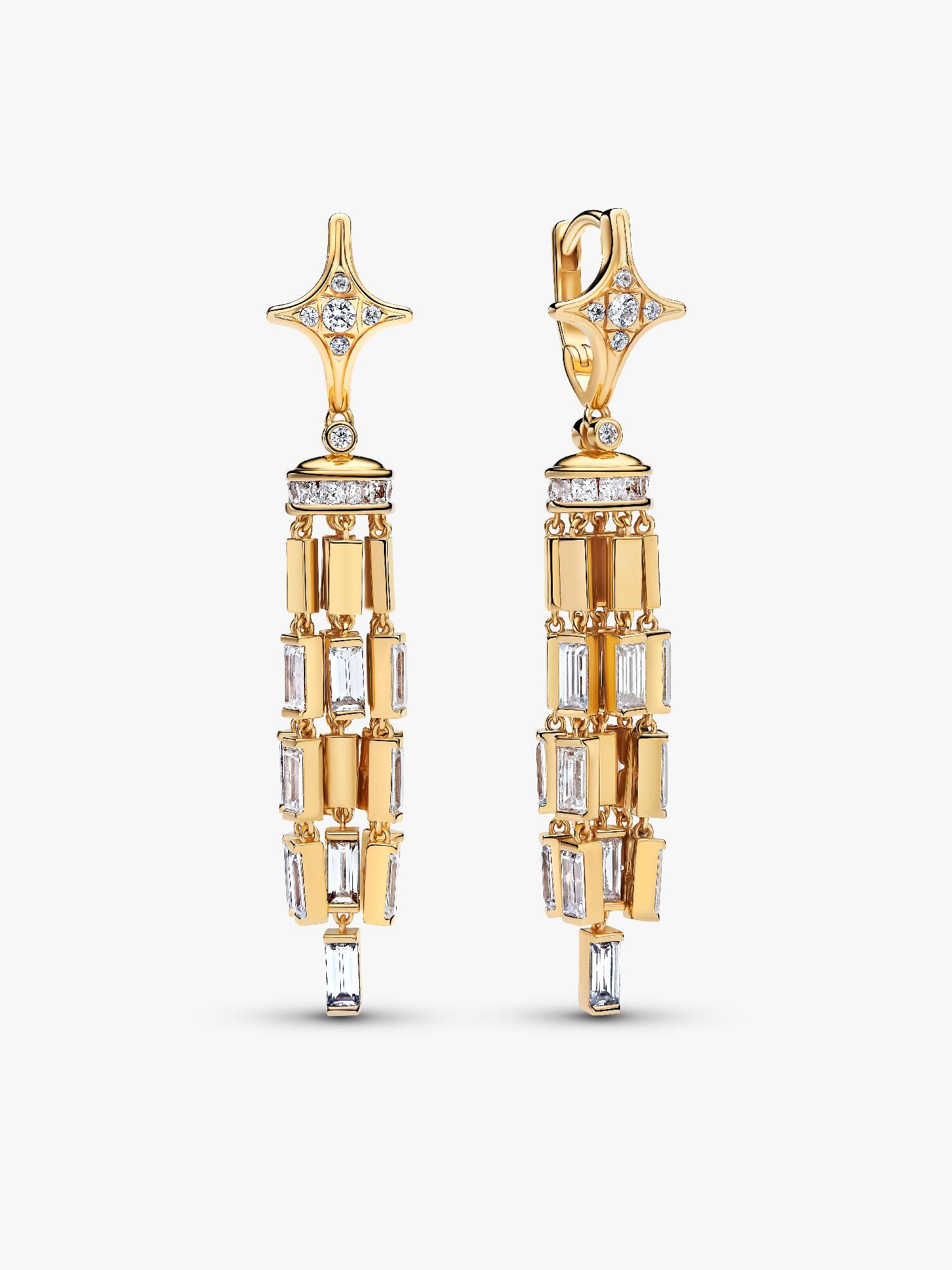 Aretes colgantes Estrella Fugaz