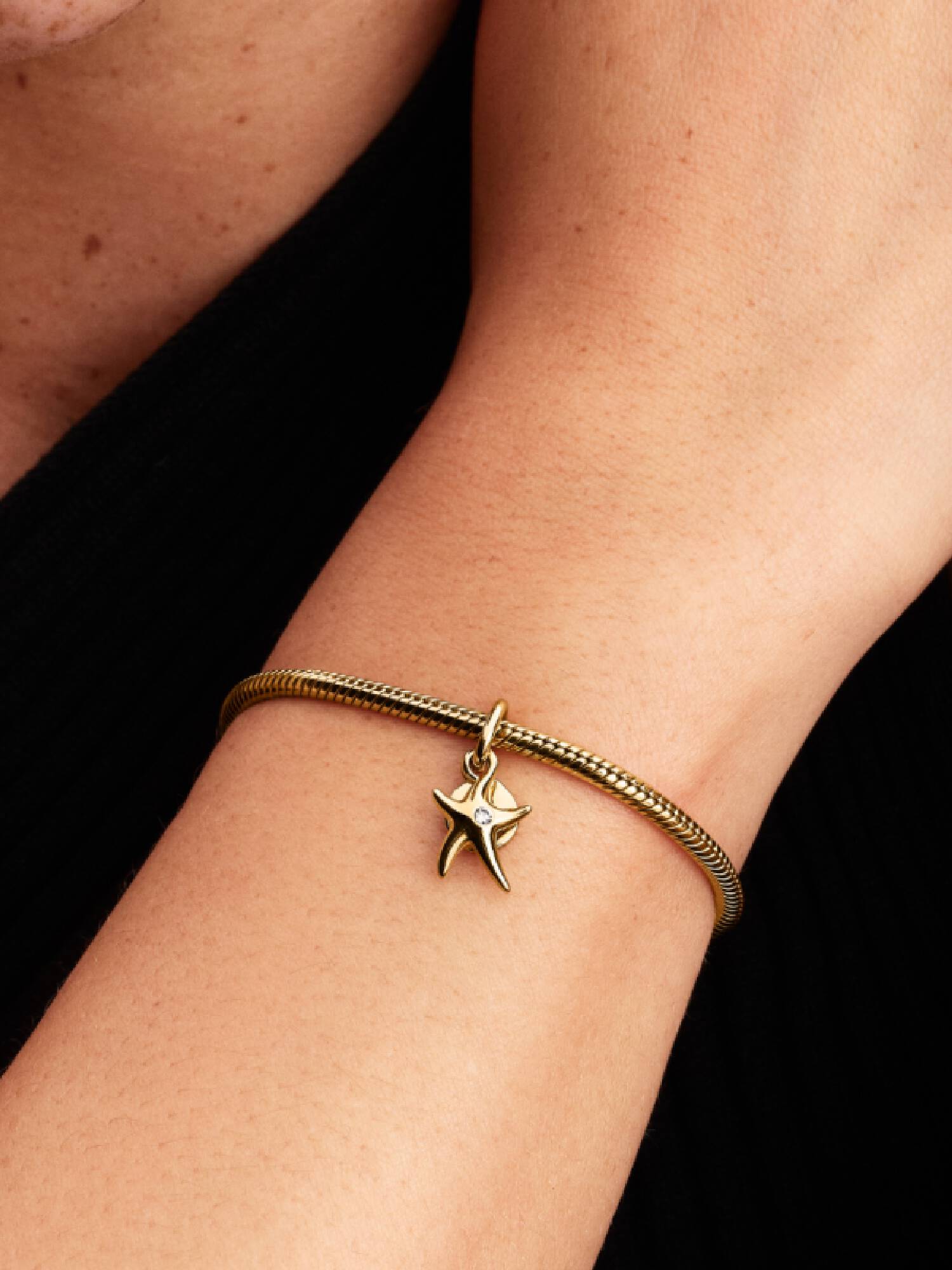Charm Colgante Doble Estrella de Mar