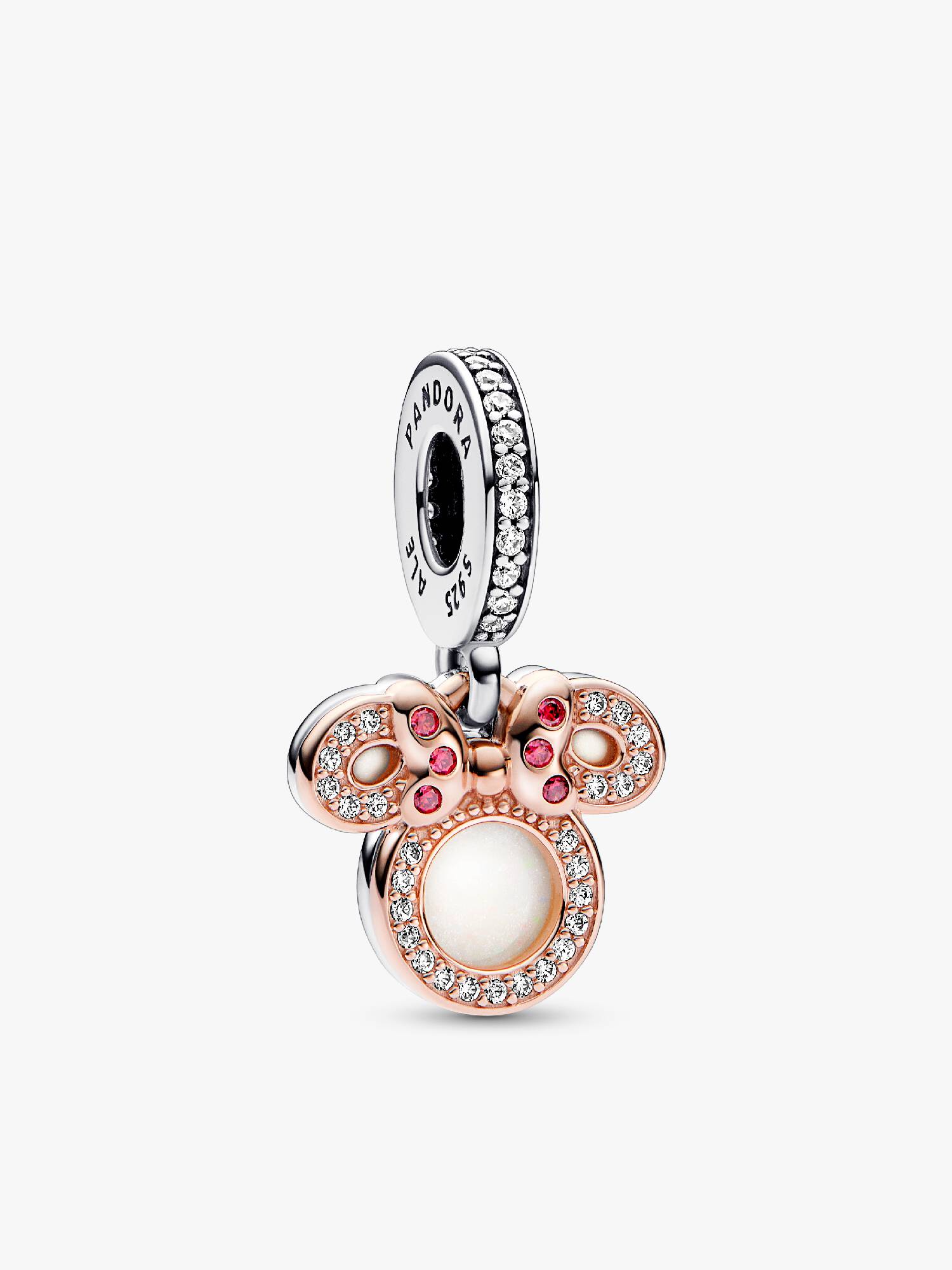 Charm Colgante doble Silueta de Minnie Mouse para Mamá de Disney