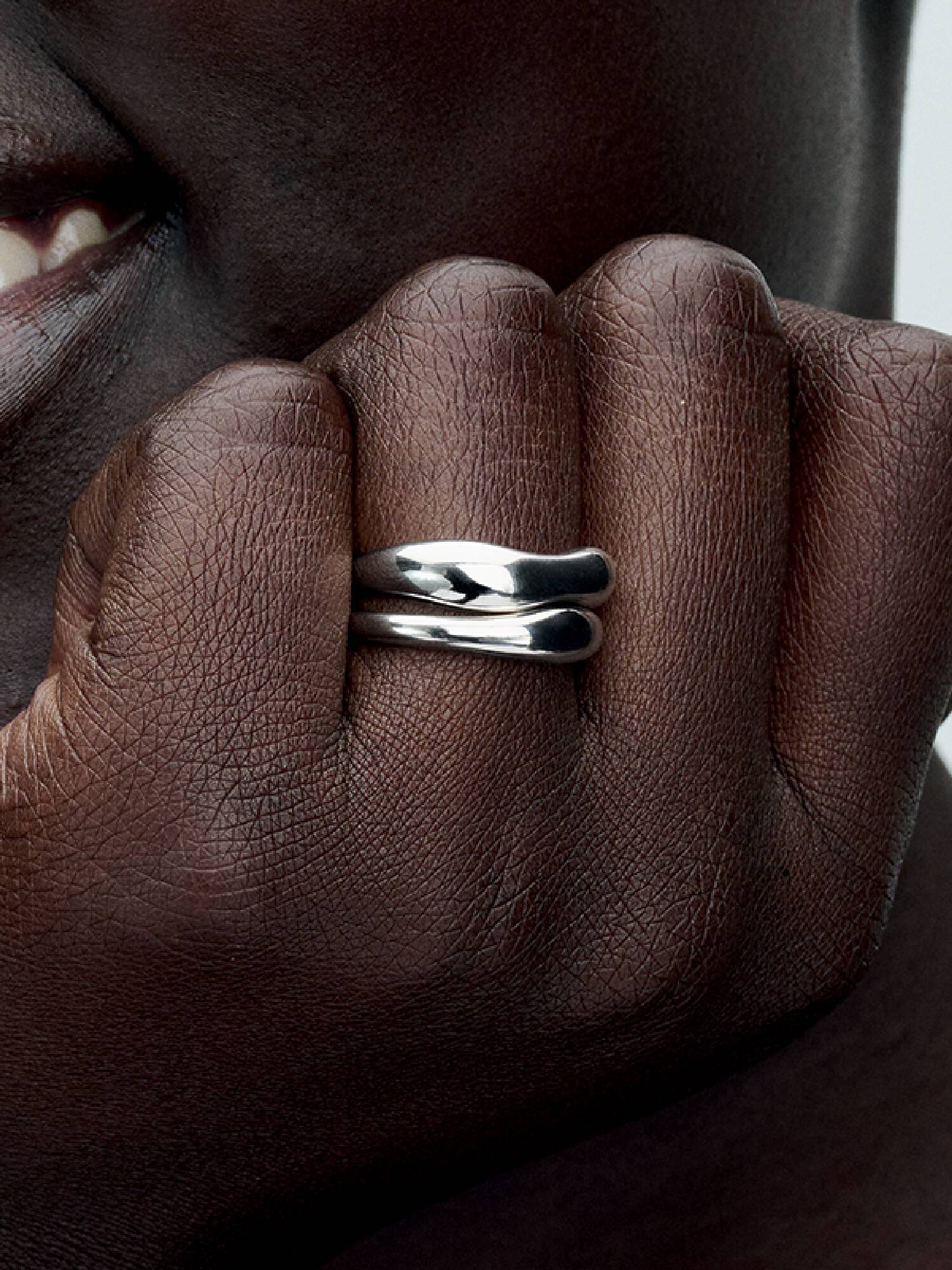 Anillos Banda Forma Orgánica