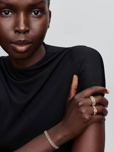 Brazalete de tenis brillante