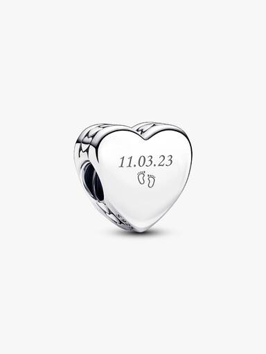 Charm corazón grabable