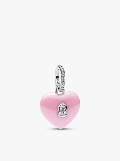 Set de collar Llave de corazón y candado
