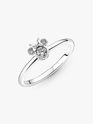 Anillo Cabeza reluciente Minnie Mouse de Disney