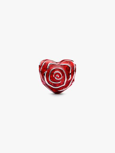 Charm Corazón de Rosa