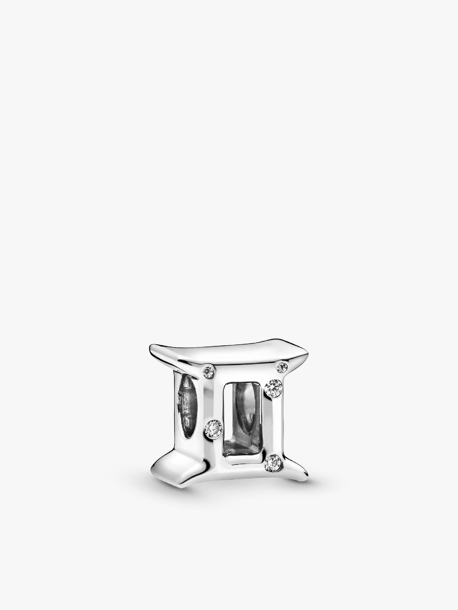 Charm del zodíaco Géminis resplandeciente
