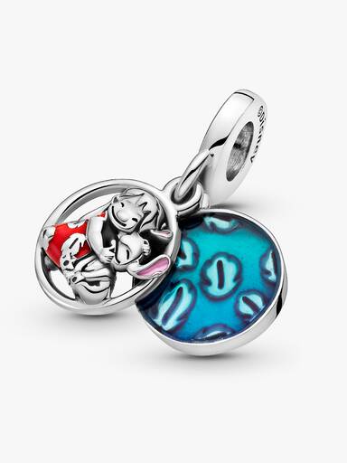 Charm colgante Familia Lilo y Stitch de Disney