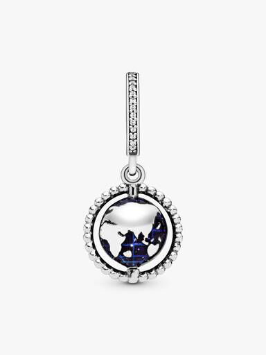 Charm colgante Globo giratorio