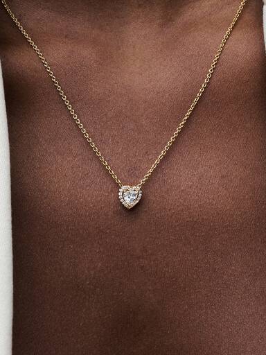 Collar collier Corazón reluciente