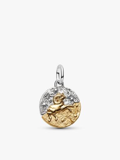 Set de Collar con Charm de Medallón de Aries