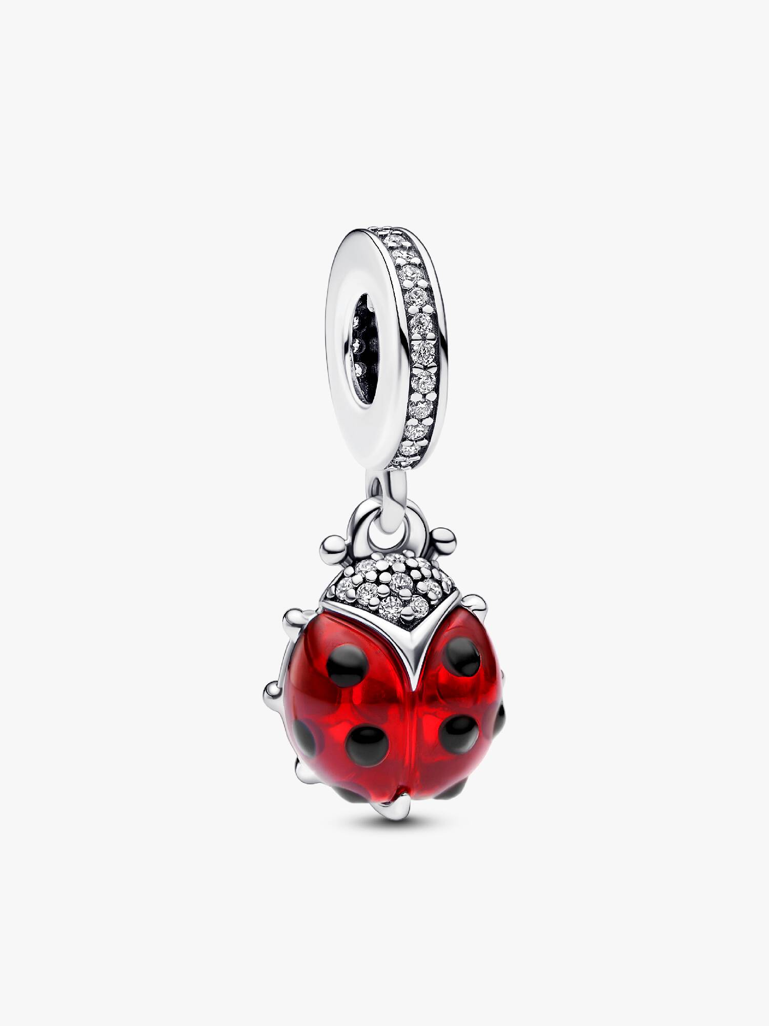 Charm colgante Mariquita roja