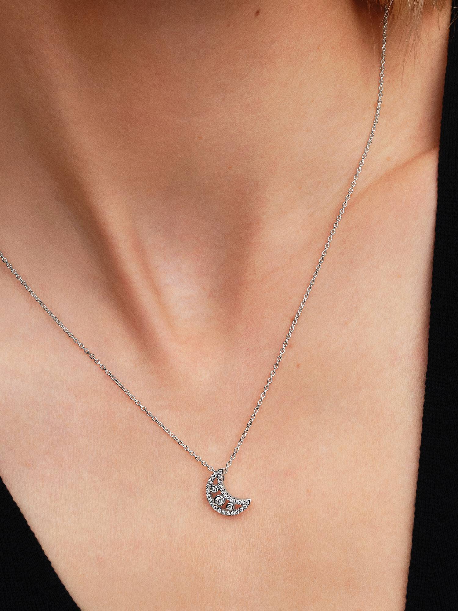 Collar con colgante Luna Creciente