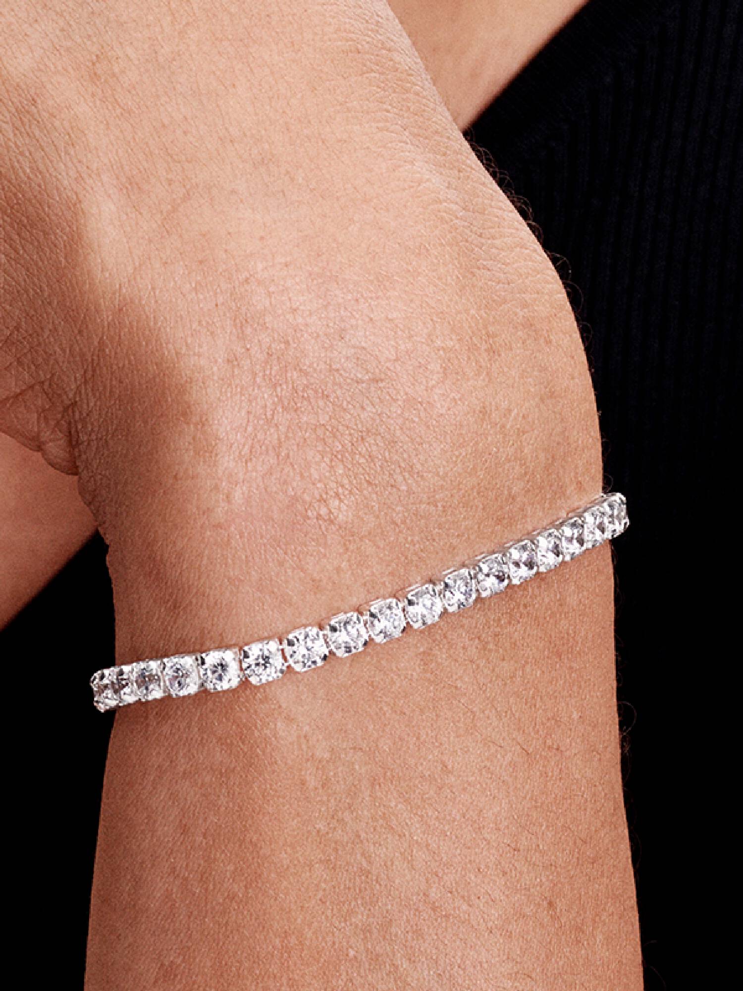 Brazalete de Tenis Grueso Brillante