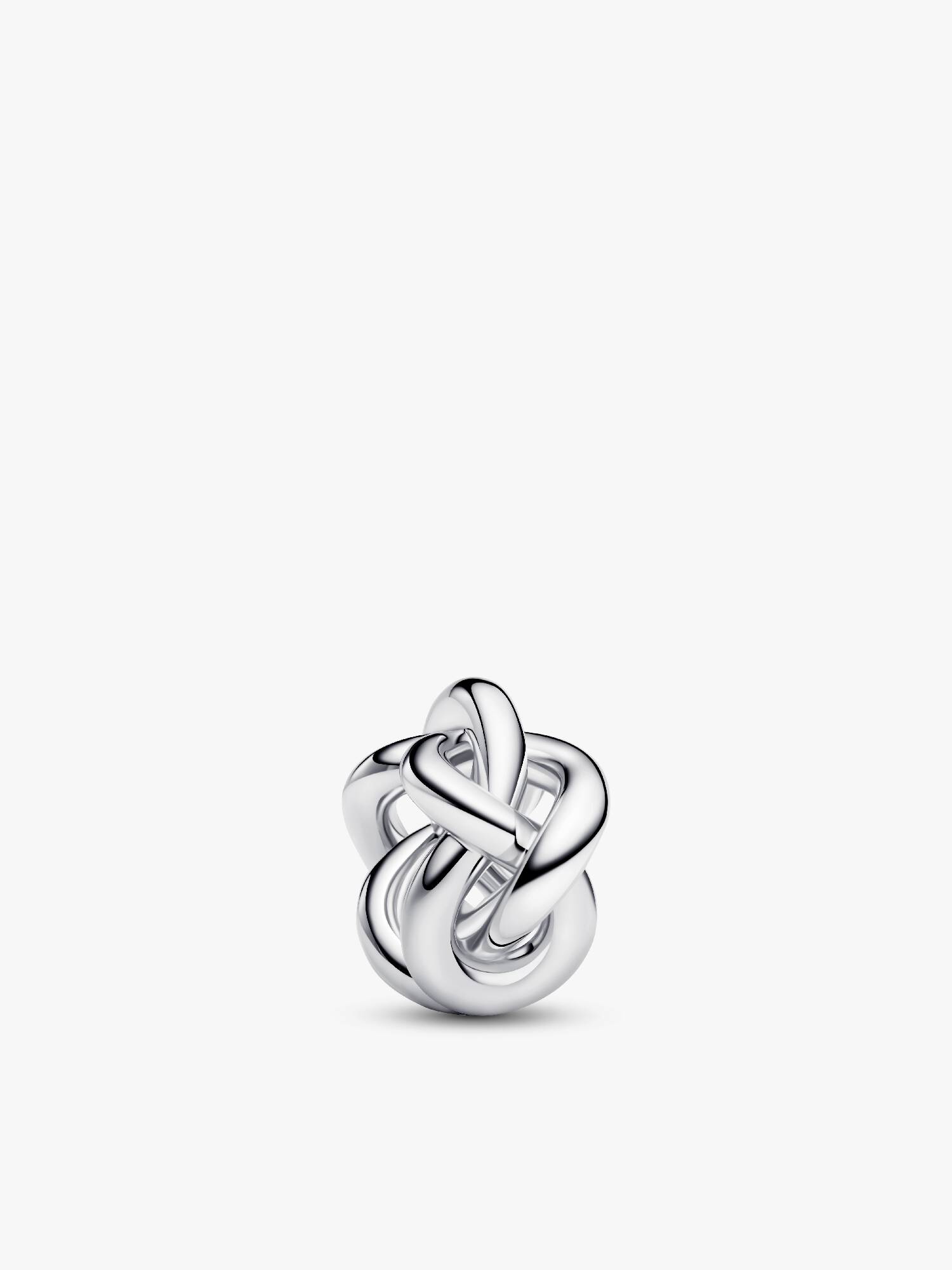 Charm Nudo Infinito Plateado
