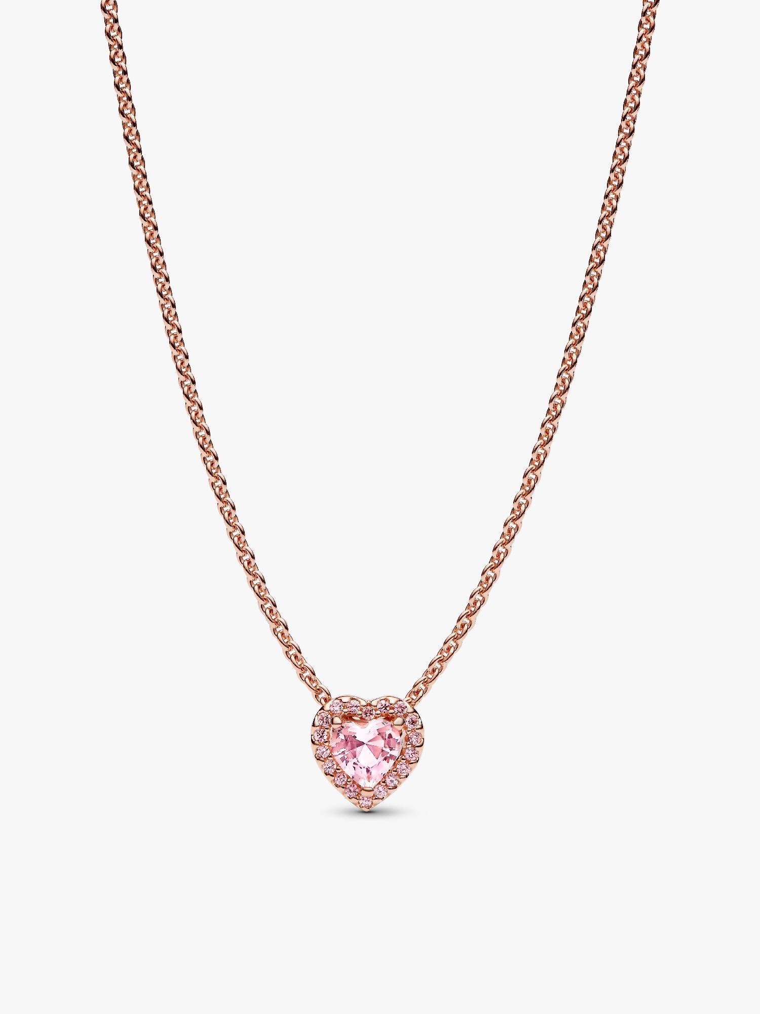 Collar Corazón Rosa