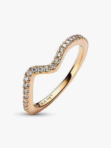 Anillo Onda resplandeciente