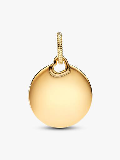 Charm colgante Placa redonda grabable