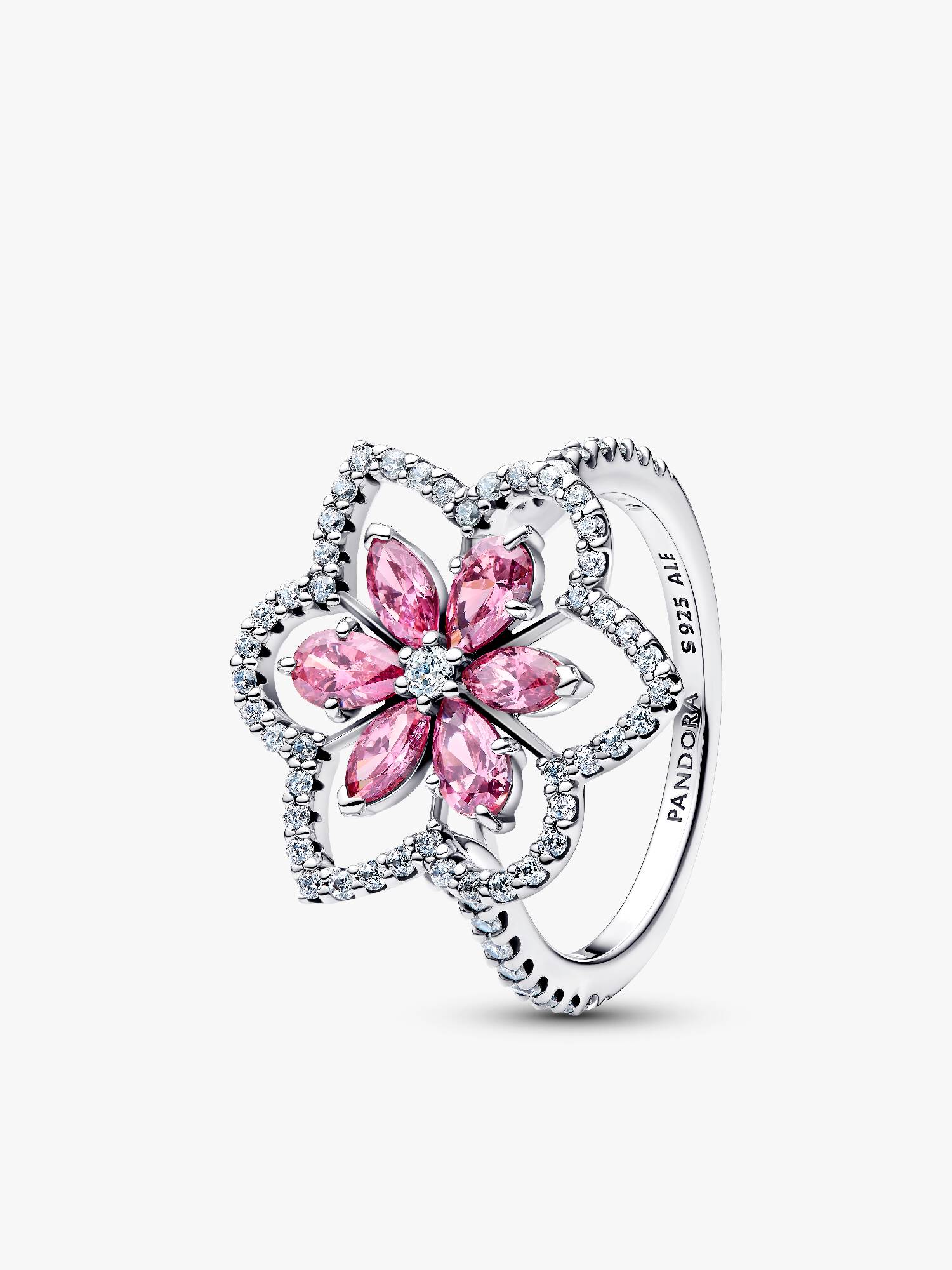 Anillo Cóctel Doble Flor