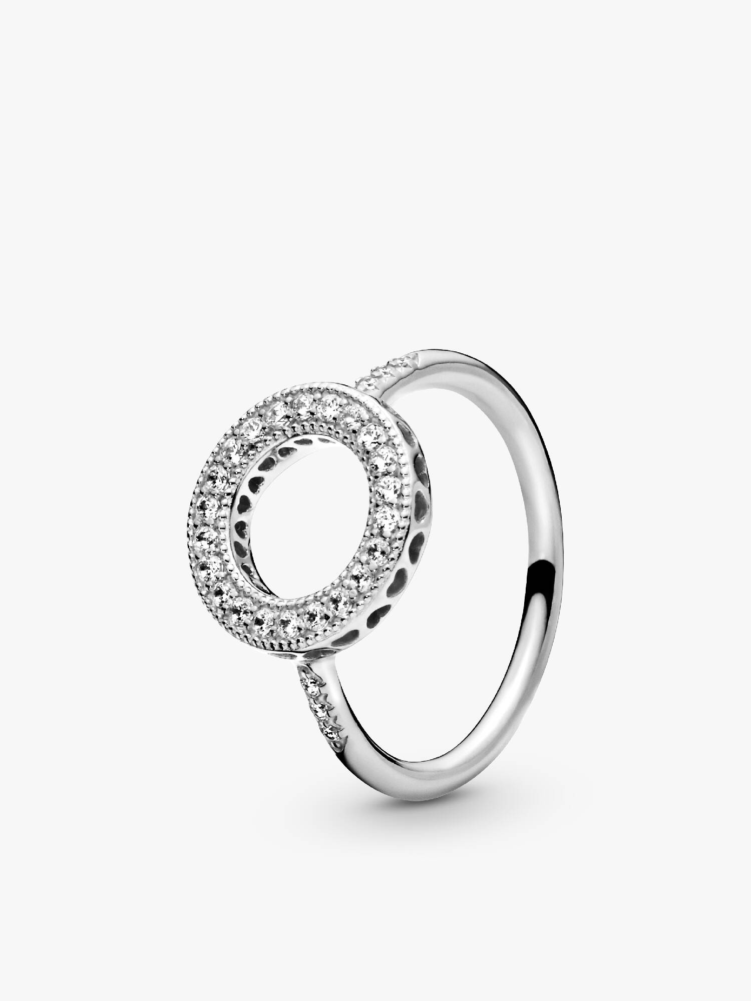 Anillo Halo brillante