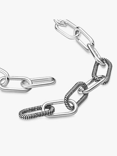 Collar Cadena de Eslabones Medianos con Cierre Redondo Pandora ME