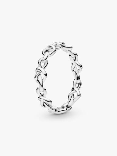 Anillo Corazones anudados