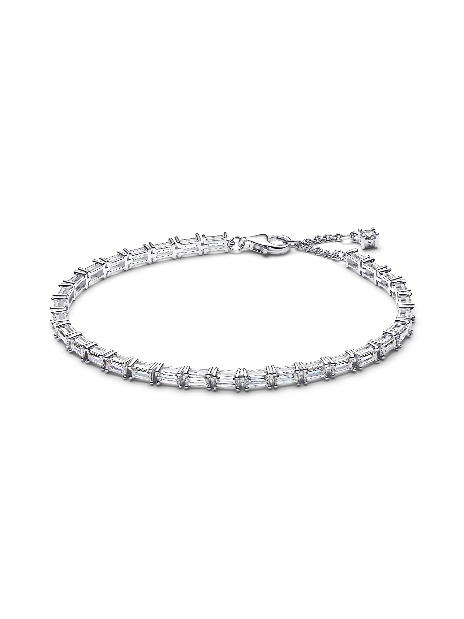 Pulsera de tenis Baguette reluciente