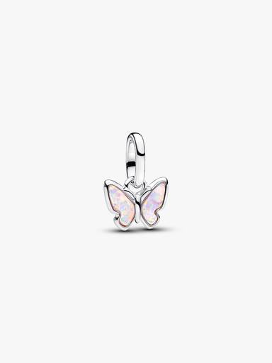 Mini charm colgante Mariposa rosa