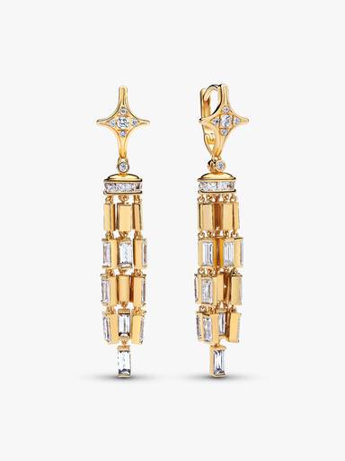Aretes colgantes Estrella Fugaz
