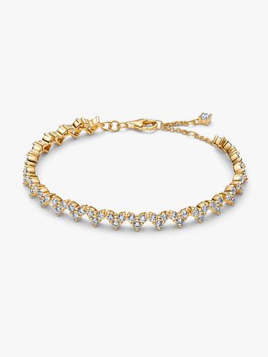 Brazalete Corazón con tres piedras